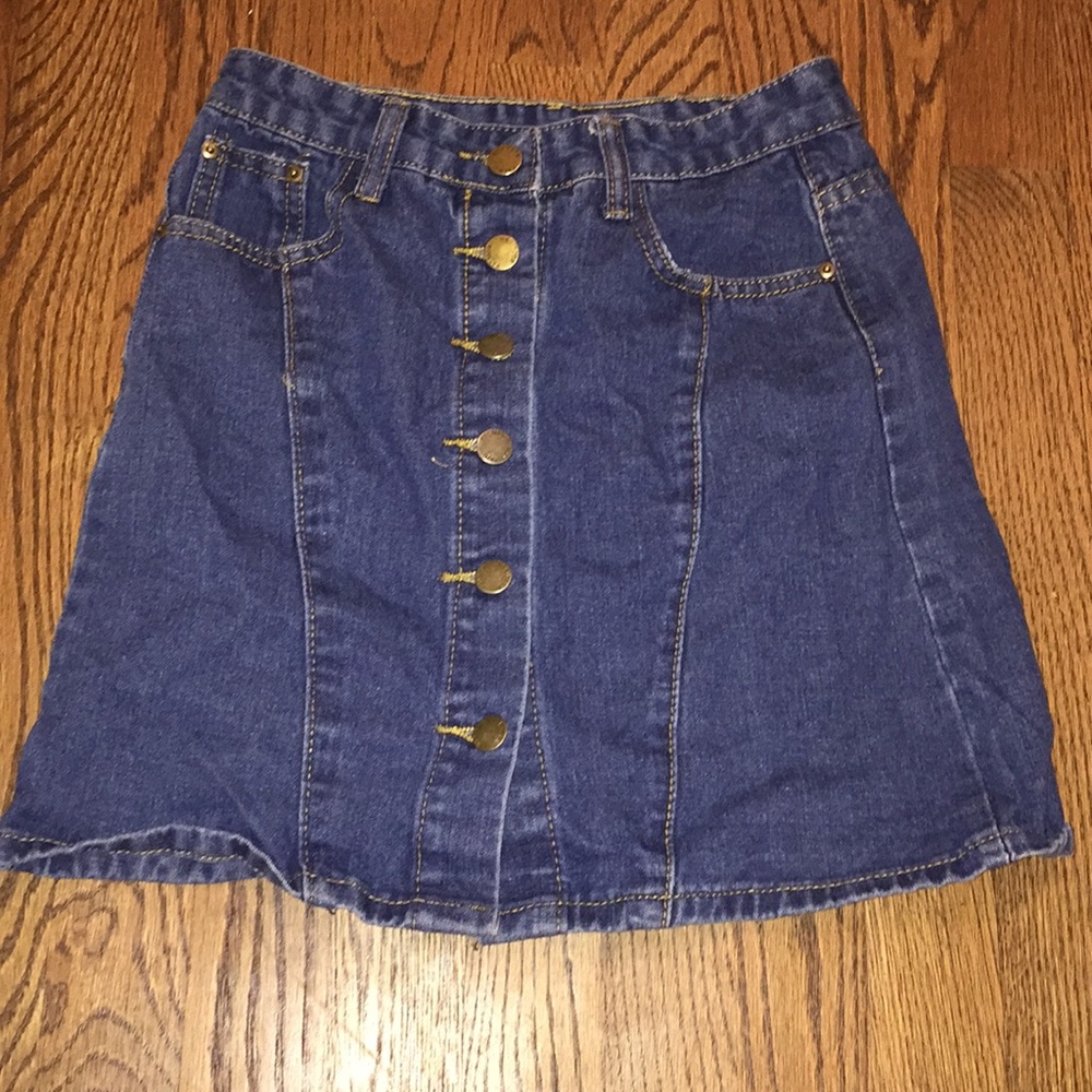 Blue skirt